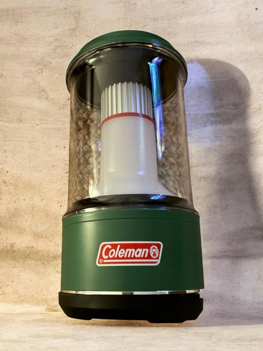 Coleman Green and White Portable LED Camping Lantern